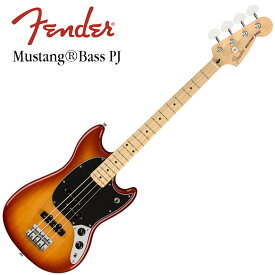 Fender Player Mustang Bass PJ, Maple Fingerboard, Sienna Sunburst〈フェンダーMEXムスタングベース〉