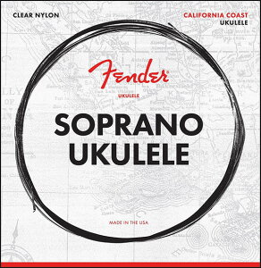 Fender California Coast Soprano Ukulele Strings EN \vmpqtF_[rqsr