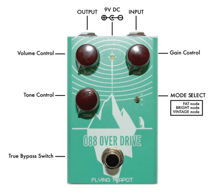 楽天市場】Flying Teapot 088OverDrive オーバードライブ : 楽器de元気