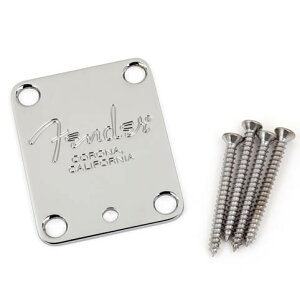 Fender 4-Bolt American Series Guitar Neck Plate with "Fender Corona" lbNv[gqtF_[r
