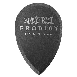 ERNIE BALL 1.5MM BLACK TEARDROP PRODIGY PICKS 6枚パック ピック ティアドロップ #9330〈アーニーボール〉