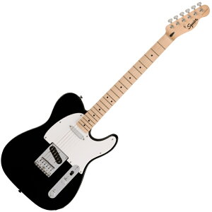 Squier by Fender Squier Sonic Telecaster, Maple Fingerboard, White Pickguard, BlackqXNCA tF_[r