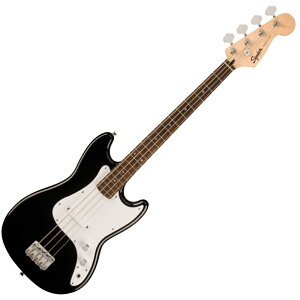 Squier by Fender Squier Sonic Bronco Bass, Laurel Fingerboard, White Pickguard, Black�q�X�N���C�A �t�F���_�[�r