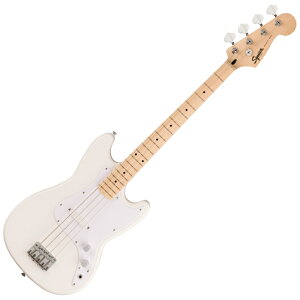 Squier by Fender Squier Sonic Bronco Bass, Maple Fingerboard, White Pickguard, Arctic White�q�X�N���C�A �t�F���_�[�r
