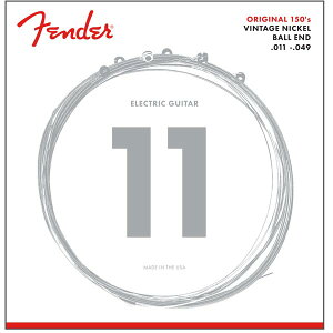 Fender Original 150 Guitar Strings, Pure Nickel Wound, Ball End, 150M .011-.049 GLM^[qtF_[r