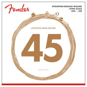 Fender 8060 Acoustic Bass Strings, Phosphor Bronze, Long Scale, .45-.100 AR[XeBbNx[XqtF_[r