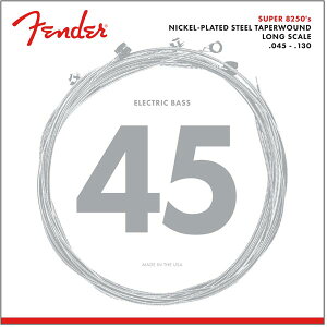 Fender 8250 Bass Strings, Nickel Plated Steel Taper Wound, Long Scale, 8250-5M .045-.130 5x[XqtF_[r