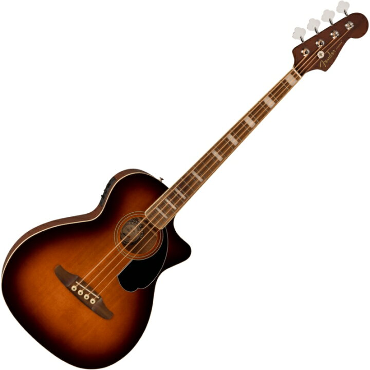 楽天市場】Fender Kingman Bass, Walnut Fingerboard, Black Pickguard 