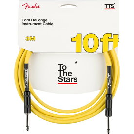 Fender Tom DeLonge 10' To The Stars Instrument Cable, Graffiti Yellow〈フェンダー〉