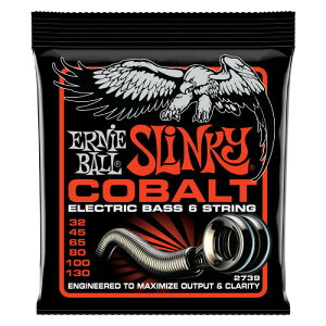 ERNIE BALL 2739 SLINKY COBALT 6-STRING S 32-130 6���x�[�X �A�[�j�[�{�[��