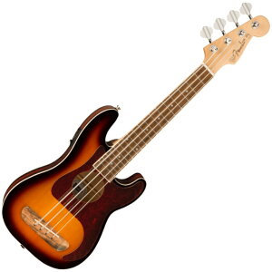 Fender Fullerton Precision Bass Uke, Walnut Fingerboard, Tortoiseshell Pickguard, 3-Color SunburstqtF_[r