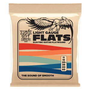 ERNIE BALL 2580 FLATWOUND LIGHT 11-50 �t���b�g���E���h�G���L�� �A�[�j�[�{�[��