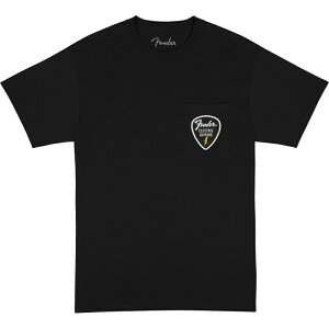 �y2/5-9 P5or10�{�I(�ꕔ�ΏۊO)�zFender Pick Patch Pocket Tee, Black, M�T�C�Y T�V���c �t�F���_�[