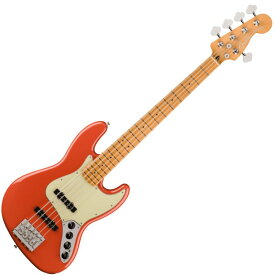 Fender Player Plus Jazz Bass V, Maple Fingerboard, Fiesta Red〈フェンダー5弦ジャズベース〉