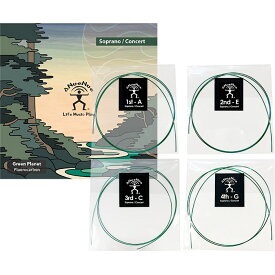 【2/5-9 P5or10倍！(一部対象外)】aNueNue aNN-GPSC Green Planet ソプラノ/コンサートウクレレ弦 アヌエヌエ