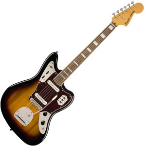 �y2/5-9 P5or10�{�I(�ꕔ�ΏۊO)�zSquier by Fender Classic Vibe '70s Jaguar, Laurel Fingerboard, 3-Color Sunburst�q�X�N���C���[�W���K�[�r