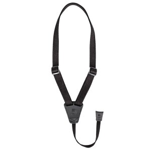 D'Addario 19UKE00 BLACK Eco Comfort Ukulele Strap �E�N�����X�g���b�v �_�_���I