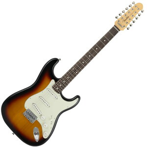 Fender Made in Japan Limited Stratocaster XII, Rosewood Fingerboard, 3-Color SunburstqtF_[ 12r