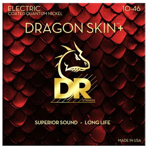 DR STRINGS DEQ-10 10-46 MEDIUM DRAGON SKIN{for Electric Guitar GLM^[