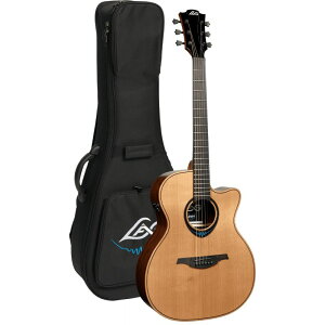 LAG GUITARS TBW2ACE Auditorium Cutaway Glossy Smart Guitar BlueWaveڃGARqOEM^[Yr