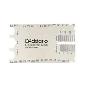 D'Addario PW-SHG-01/SILVER String Height Gauge �M�^�[/�x�[�X�p�Z�b�g�A�b�v�c�[�� �_�_���I