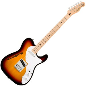 Squier by Fender Affinity Series Telecaster Thinline 3-Color Sunburst�q�X�N���C�A �t�F���_�[�r