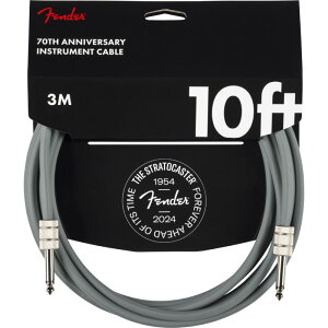 Fender 10' Anniversary Instrument Cable, Gray�i��3m�j�M�^�[�P�[�u�� �t�F���_�[