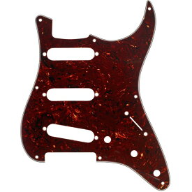 Fender Pickguard, Stratocaster S/S/S, 8-Hole Mount, Tortoise Shell, 4-Ply ピックガード フェンダー