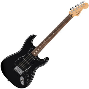 Fender Standard Stratocaster HSS, Laurel Fingerboard, Black Pickguard, BlackqtF_[XggLX^[r