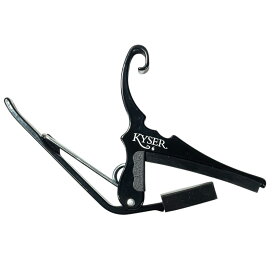 Kyser KG6BA Black アコースティックギター用カポ〈カイザー〉
