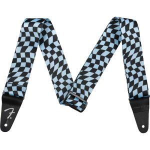 Fender Wavy Checkerboard Polyester Strap, Blue M^[/x[XXgbvqtF_[r