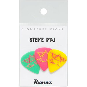 Ibanez ピック B1000SVGPY Steve Vai Signature PICK 3PCS/SET〈アイバニーズ〉