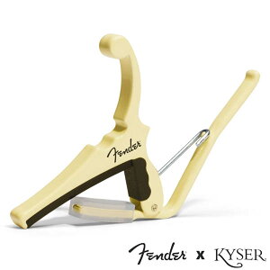 Kyser X FenderGLM^[p Classic Color QUICK-CHANGE ELECTRIC CAPO KGEFOWA Olympic WhiteqJCU[ J|r
