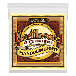 ERNIE BALL �}���h������ EARTHWOOD MANDOLIN LIGHT LOOP END 80/20 BRONZE ACOUSTIC GUITAR STRINGS - 9-34 GAUGE #2067 �A�[�j�[�{�[��