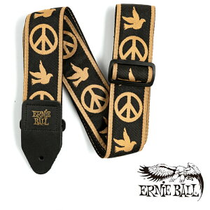 ERNIE BALL PEACE LOVE DOVE JACQUARD STRAP �X�g���b�v [#4613] �A�[�j�[�{�[��