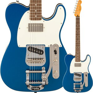 Squier by Fender Classic Vibe Custom Telecaster SH with Bigsby, Parchment Pickguard, Lake Placid BlueqXNC[r