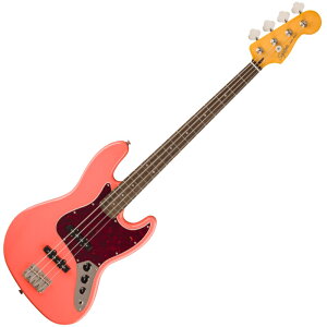 Squier by Fender Classic Vibe '60s Jazz Bass, Laurel Fingerboard, Tortoishell Pickguard, Tahitian Coral�q�X�N���C���[�r