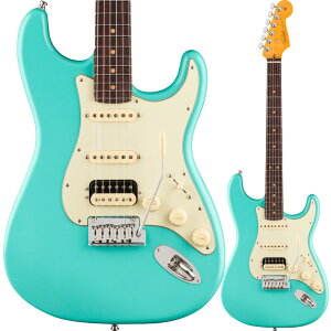 Fender American Ultra Luxe Vintage '60s Stratocaster HSS, Rosewood Fingerboard, Sea Foam GreenqtF_[USAXggLX^[r