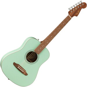 Fender California Standard Redondo Mini with Bag, Spruce Top, Surf Green ミニアコースティックギター〈フェンダー〉