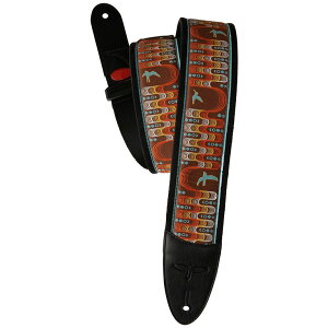 PRS PRS 2.4" Padded Guitar Strap w/FLASH, Custom Jacquard Birds Wavelength, Blue M^[XgbvqPaul Reed Smith/|[[hX~Xr