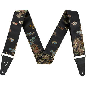 Fender Satin Dragon Strap, Black M^[XgbvqtF_[r