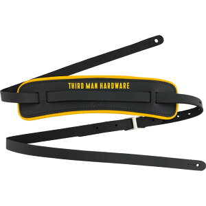 Fender x Third Man Hardware Leather Strap, Black/Yellow M^[/x[XXgbvqtF_[r