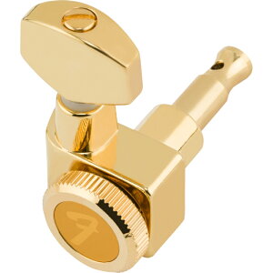�y10/18�܂� P5�{or10�{!(�ΏۊO����)�zFender Locking Stratocaster/Telecaster Staggered Tuning Machines (Gold) (6) �y�O �t�F���_�[