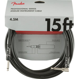 Fender Professional Cables, Straight/Angle, 15', Blacki4.5mjM^[Ex[XP[uqtF_[r