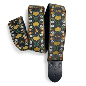 PRS PRS 2.5�h Retro Guitar Strap, Floral, Yellow �M�^�[�X�g���b�v�qPaul Reed Smith/�|�[�����[�h�X�~�X�r