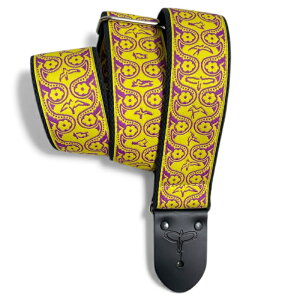 PRS PRS 2.5�h Retro Guitar Strap, Fleur, Violet �M�^�[�X�g���b�v�qPaul Reed Smith/�|�[�����[�h�X�~�X�r