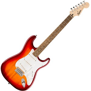 Squier by Fender Squier Sonic Stratocaster, Maple Fingerboard, White Pickguard, Sienna Sunburst �X�N���C�A �t�F���_�[
