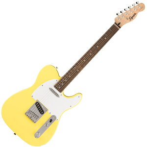 Squier by Fender Squier Sonic Telecaster, Laurel Fingerboard, White Pickguard, Canary Yellow �X�N���C�A �t�F���_�[