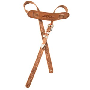 �y�}���\�������G���g���[�őS���iP10�{!!�zGretsch Vintage Tooled Leather Guitar Strap, Russet �M�^�[�X�g���b�v �O���b�`