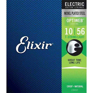 Elixir エレキギター弦 OPTIWEB 7弦 Light .010-.056 #19057 〈エリクサー〉